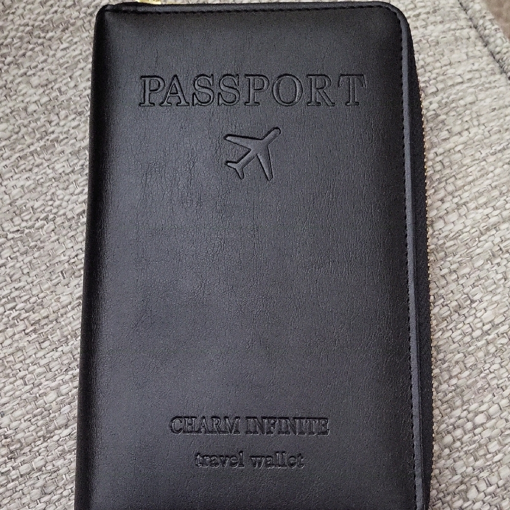 Black Passport Holder